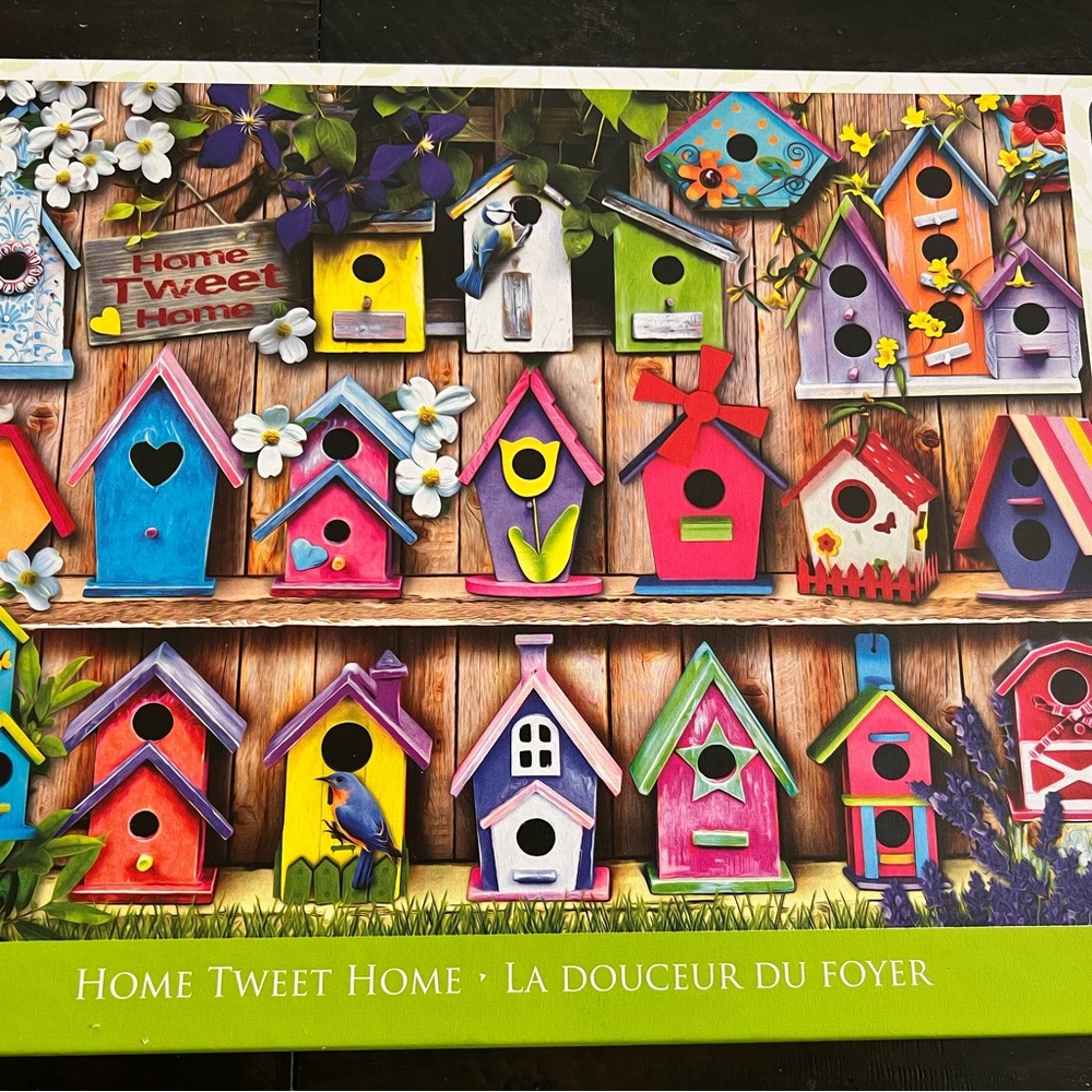Colorful Birdhouse Jigsaw Puzzle